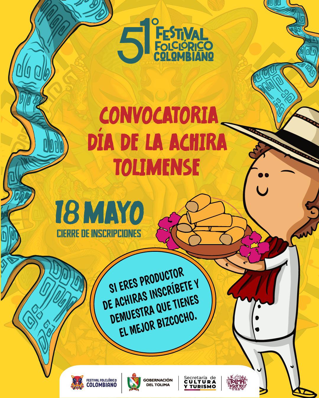 Abiertas las inscripciones para participar en el Día de la Achira Tolimense