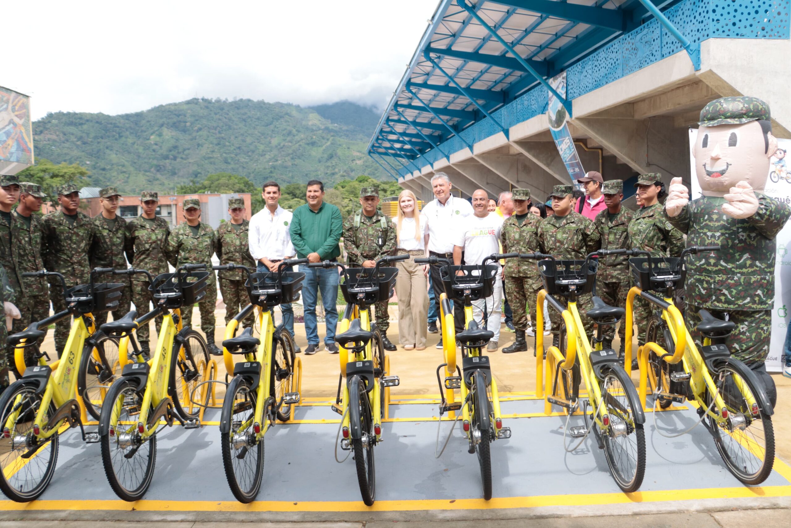 Con nueva estación de bicicletas, Alcaldía complementa funcionalidad de la Unidad Deportiva de la 42