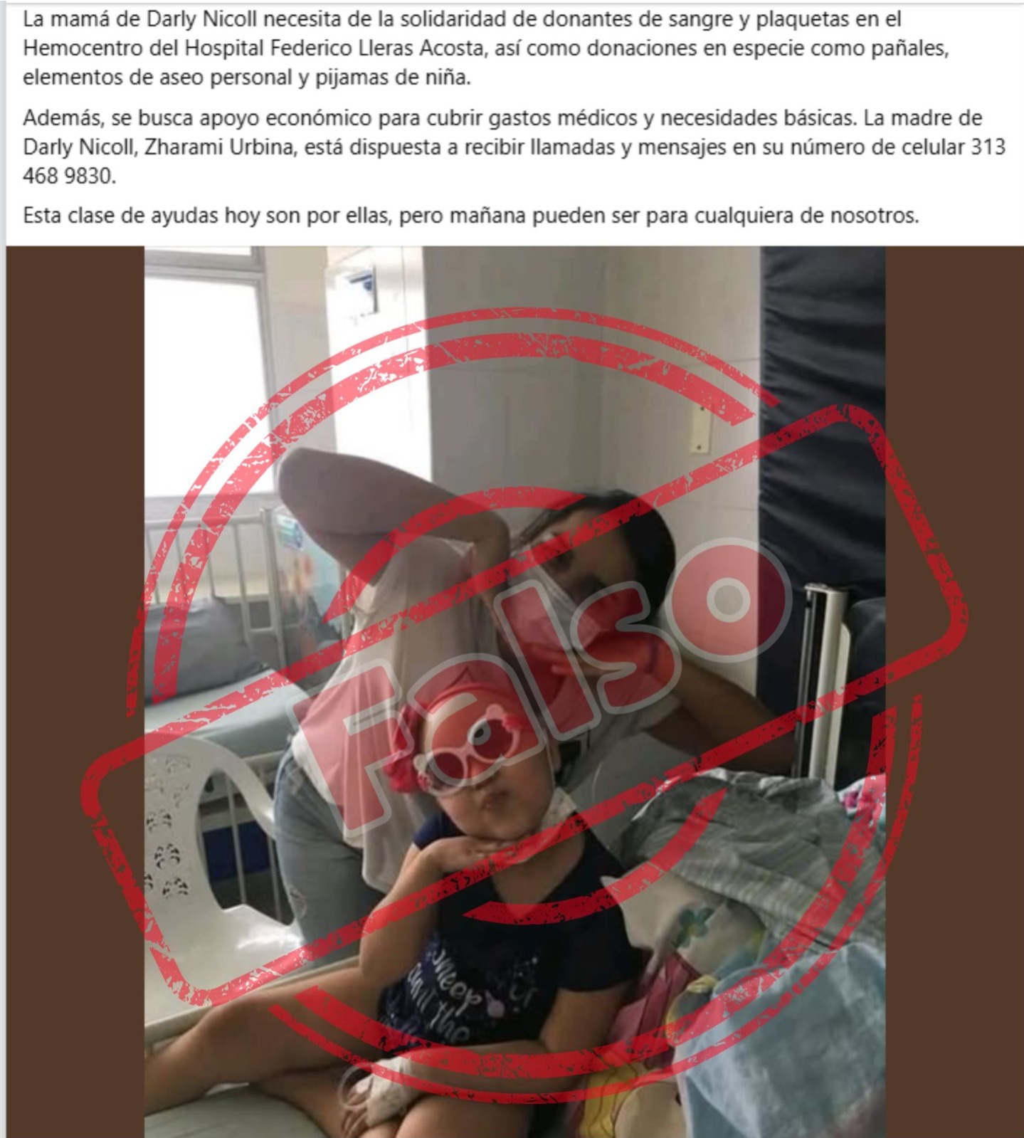 Con falsa paciente del Hospital Federico Lleras Acosta estafan a incautos