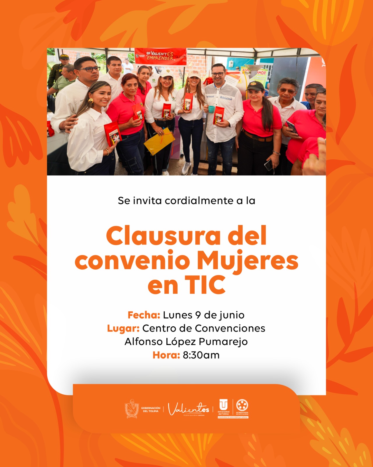 Gobernación del Tolima realizará clausura y feria de emprendimiento