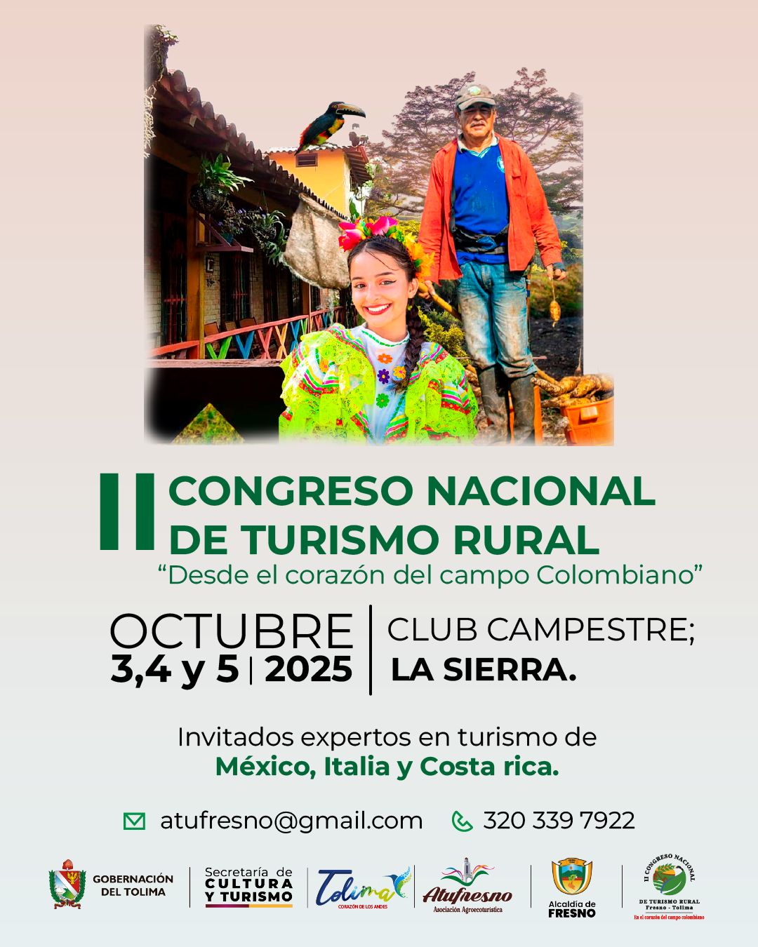 El Tolima impulsa el turismo rural con invitados internacionales en Fresno