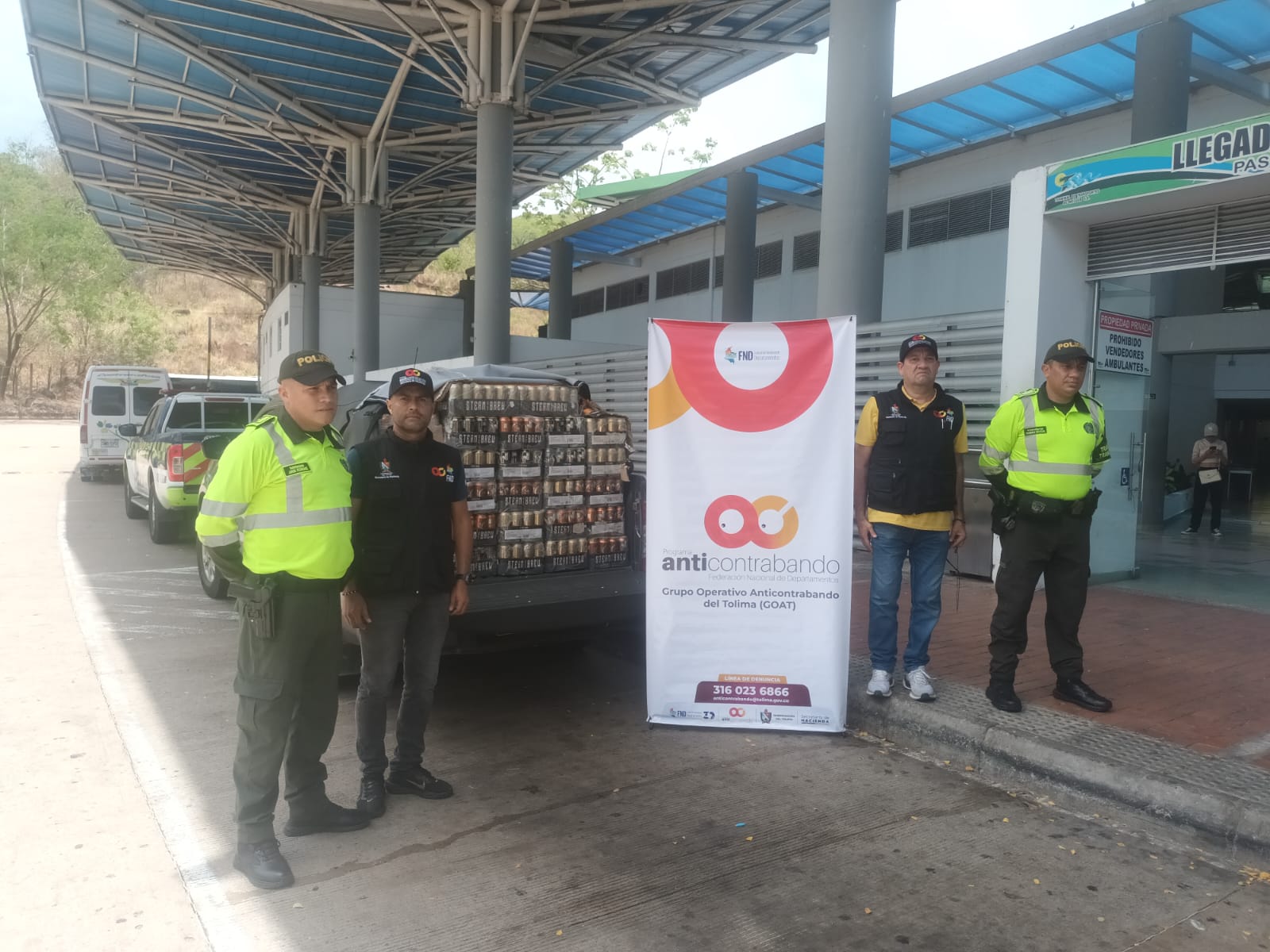 En Melgar Tolima incautan más de dos mil cervezas de contrabando avaluadas en $32 millones