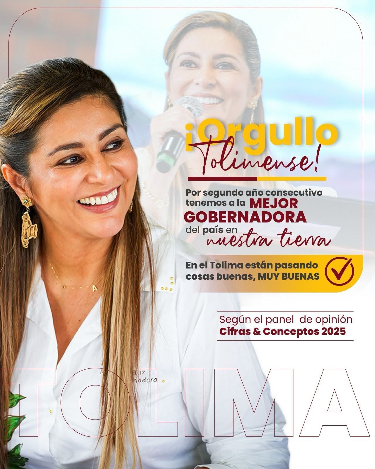 “Por segundo año consecutivo, Adriana Matiz es la mejor gobernadora de Colombia”: César Caballero, gerente de Cifras y Conceptos