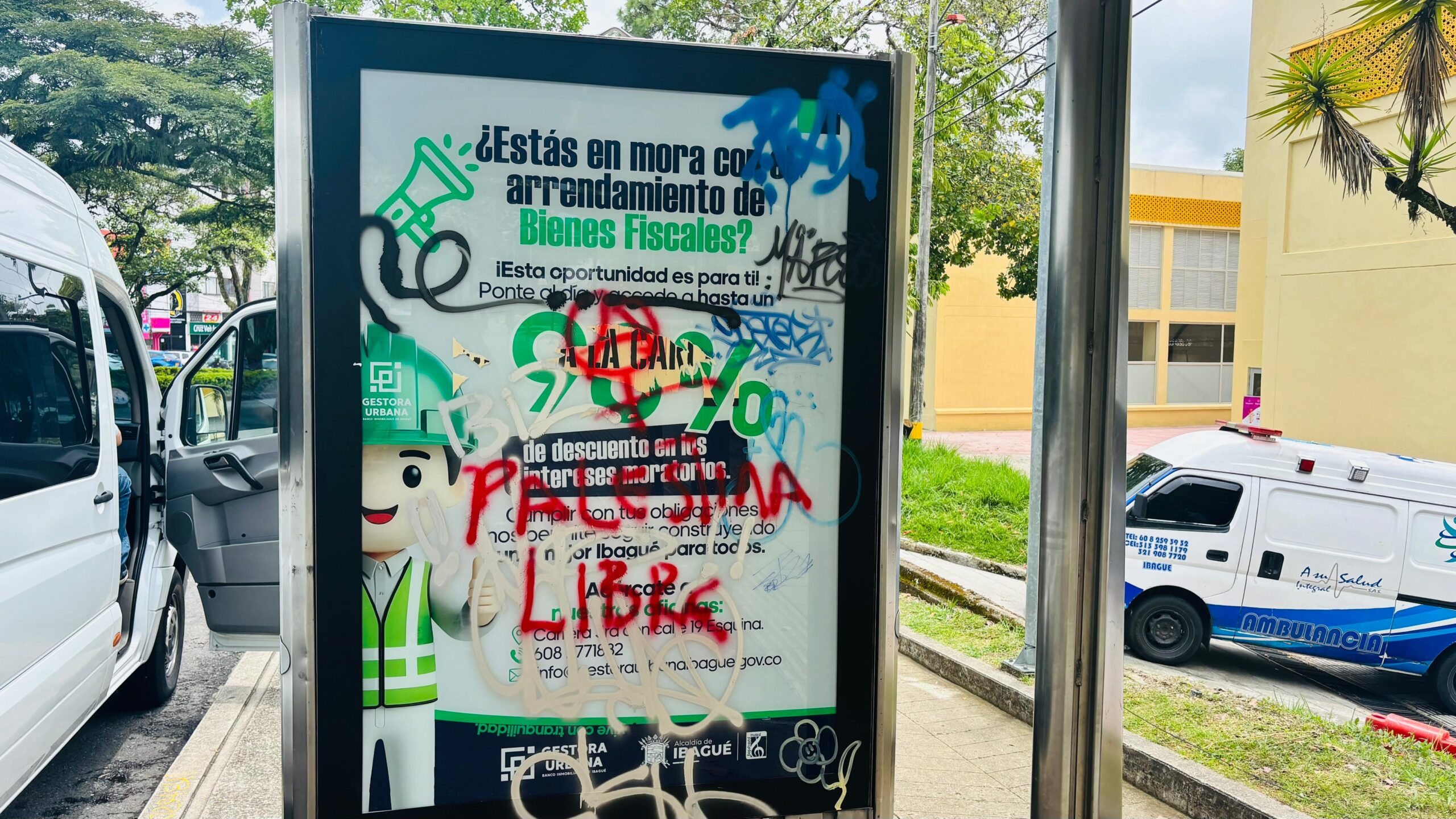 Administración Municipal interpone denuncia por vandalismo a paraderos