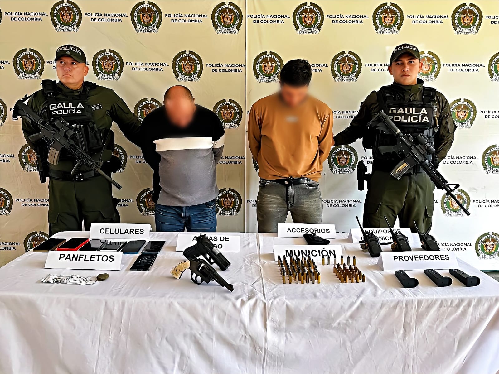 Capturados padre e hijo, presuntos integrantes de la estructura “Joaquin González”