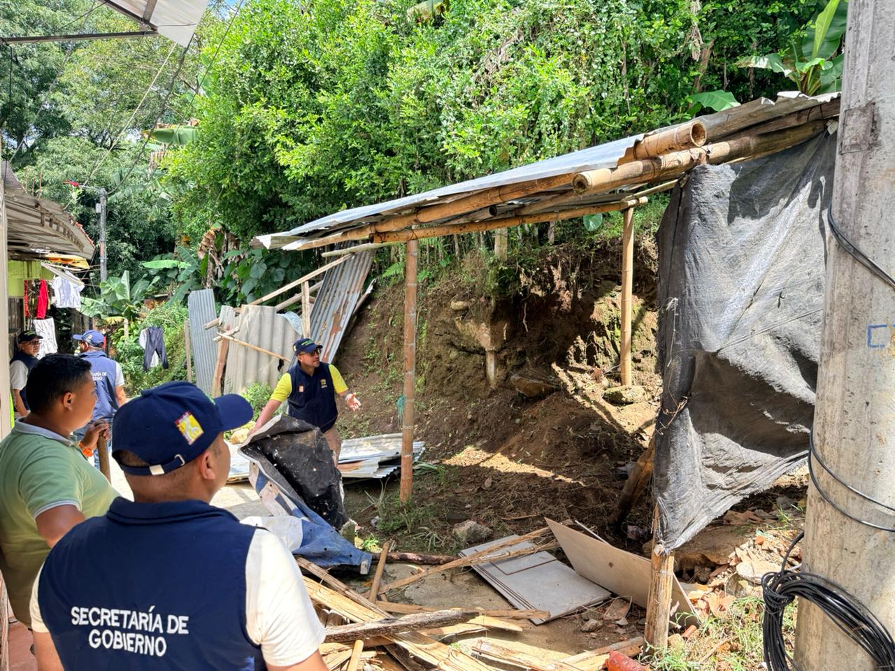 Alcaldía desmontó cuatro cambuches en los barrios Gaitán y alrededores del INEM