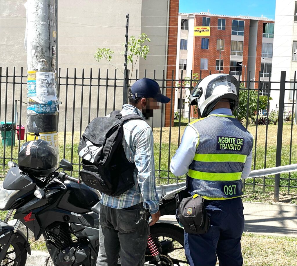Conductores fueron sancionados en Arboleda del Campestre por cometer infracciones viales